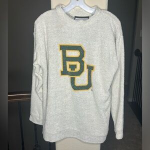 Woolly Threads Baylor University Sweatshirt Cotton Blend Made in the USA Size L